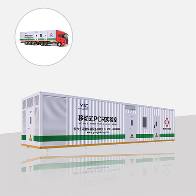 Medizinisches bewegliches PCR-Realzeitdiagnoselabor 13.5m x 2.98m x 2.98m