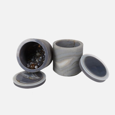 Qualität  Hard 100ml - 5L Lab Ball Mill Jars Agate Grinding With Lid usine