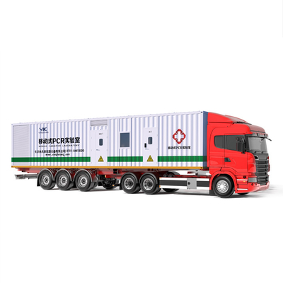 13.5m x 2.98m x 2.98m bewegliche Funktelegrafie PCR-Laborbehälter-Kammer